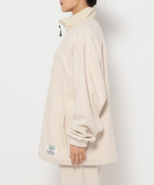 LOWRYS FARM(ローリーズファーム)の「DISCUSハーフジッププルオーバー(Tシャツ/カットソー・レディース・グレー/オフホワイト/ブラック・FREE)」の14枚目の写真