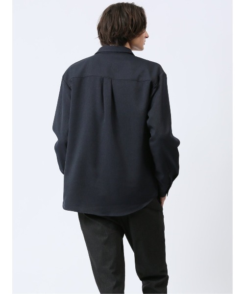 Ithe ウォッシャブルウールシャツ Black 2 COMOLI