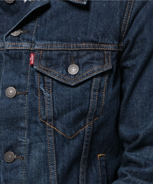 Levi's（リーバイス）の「【Levi's】トラッカージャケット（デニムジャケット・メンズ・ブルー・MEDIUM/SMALL/LARGE）」の4枚目の写真