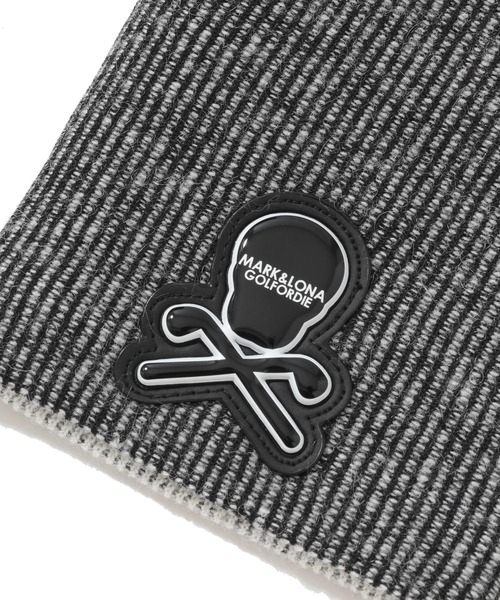 Two-Tone Stripe Neck & Hand Warmer Combo | MEN and WOMEN 【公式通販】