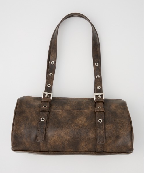 SLY（スライ）の「【WEB限定】F/LEATHER SHOULDER BAG フェイクレザー ショルダー バッグ（ショルダーバッグ・レディース・ブラウン/ブラック/オフホワイト・FREE）」の20枚目の写真