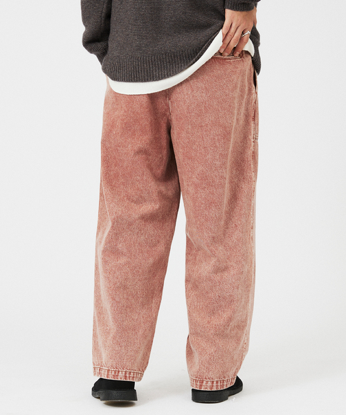 JOURNAL STANDARD relume（ジャーナルスタンダード　レリューム）の「フェードカラーデニム ベイカーパンツ（デニムパンツ・メンズ・ブラック/キャメル/ボルドー・LARGE/MEDIUM）」の8枚目の写真