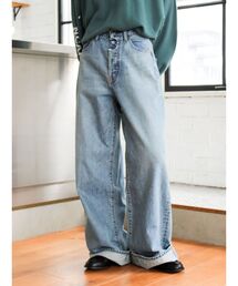 ロールアップルーズデニム