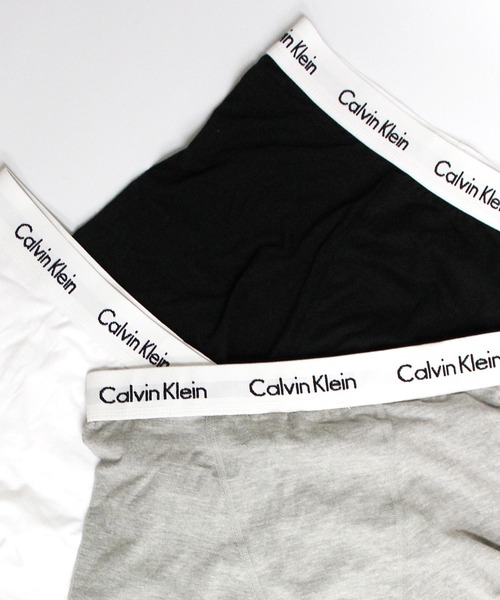 Calvin Klein（カルバン・クライン）の「【CALVIN KLEIN】 カルバンクライン Low Rise Trunk 3pk Calvin Klein Underwear コットン ストレッチ ボクサーパンツ ホワイト グレー ブラック 3枚パック（ボクサーパンツ・メンズ・マルチ・M/S/XL/L）」の3枚目の写真