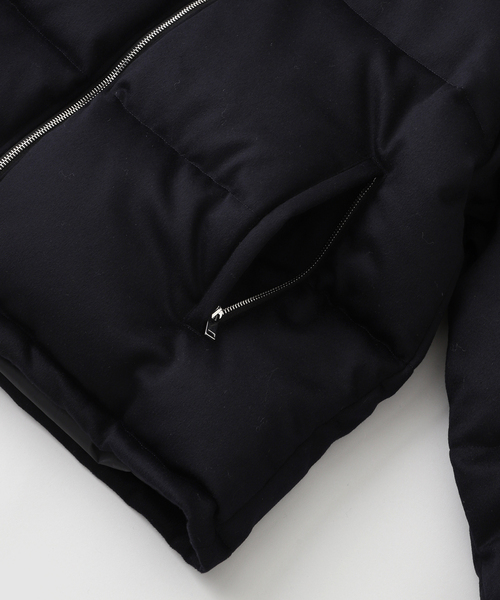 markaware(マーカウェア)の「MARKAWARE(マーカウェア) CASHMERE DOWN JACKET A24C19BL01C(ダウンジャケット/コート・メンズ・ネイビー・3/2)」の6枚目の写真