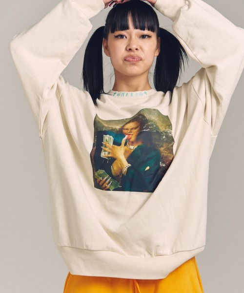 GALLIS ADDICTION(ガリスアディクション)の「GA裏毛-絵画札束CREW(スウェット・メンズ・チャコール/アイボリー/ブラック・M/L)」の16枚目の写真
