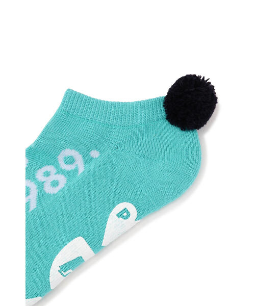 PEARLY GATES（パーリーゲイツ）の「【PEARLY GATES】New Historyロゴ梵天付きアンクルソックス (LADIES)（ソックス/靴下・レディース・ネイビー/オレンジ/ホワイト系その他/グリーン系その他/グリーン系その他2・FREE）」の6枚目の写真