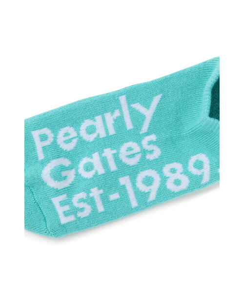 PEARLY GATES（パーリーゲイツ）の「【PEARLY GATES】New Historyロゴ梵天付きアンクルソックス (LADIES)（ソックス/靴下・レディース・ネイビー/オレンジ/ホワイト系その他/グリーン系その他/グリーン系その他2・FREE）」の8枚目の写真