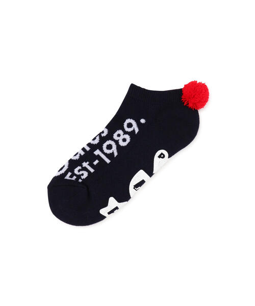 PEARLY GATES（パーリーゲイツ）の「【PEARLY GATES】New Historyロゴ梵天付きアンクルソックス (LADIES)（ソックス/靴下・レディース・ネイビー/オレンジ/ホワイト系その他/グリーン系その他/グリーン系その他2・FREE）」の4枚目の写真