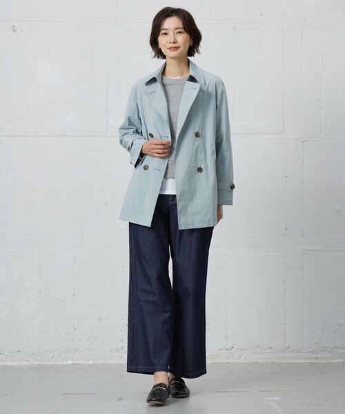 J.PRESS(ジェイプレス)の「【WEB限定カラーあり】ラメ裏毛 カットソー(Tシャツ/カットソー・レディース・アイボリー系/ライトグレー系・T13/T15)」の15枚目の写真