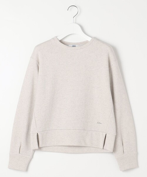 J.PRESS(ジェイプレス)の「【WEB限定カラーあり】ラメ裏毛 カットソー(Tシャツ/カットソー・レディース・アイボリー系/ライトグレー系・T13/T15)」の18枚目の写真