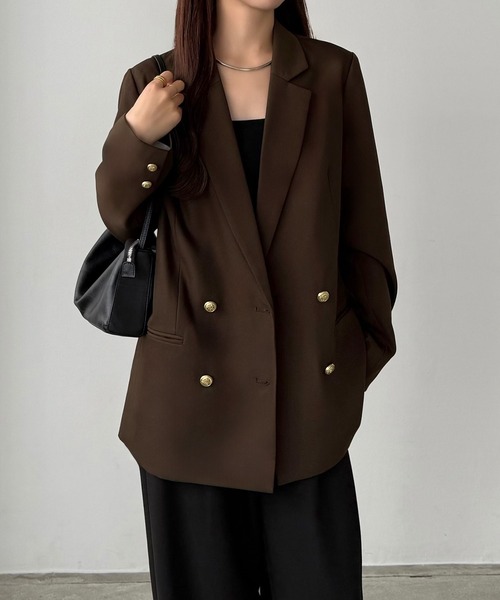 セール】ゴールドボタンテーラードジャケット（テーラードジャケット