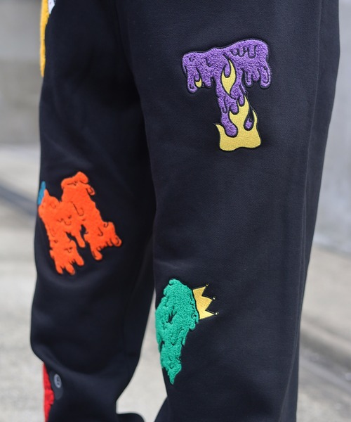 ATMARK(アットマーク)の「《フリーサイズ / UNISEX 》完売商品予約販売スタート ATMARKサガラ刺繍スウェットパンツ 裏起毛 セットアップ可能(スウェットパンツ・レディース・ブラック/チャコールグレー/ホワイト・FREE)」の8枚目の写真