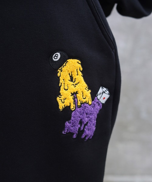 ATMARK(アットマーク)の「《フリーサイズ / UNISEX 》完売商品予約販売スタート ATMARKサガラ刺繍スウェットパンツ 裏起毛 セットアップ可能(スウェットパンツ・レディース・ブラック/チャコールグレー/ホワイト・FREE)」の7枚目の写真