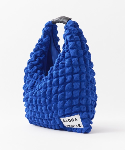 ROOPTOKYO（ループトウキョウ）の「ALOHA PEOPLE/アロハピープル ポップコーンショルダートライアングルトート（ショルダーバッグ・レディース・ロイヤルブルー/ホワイト・FREE）」の11枚目の写真
