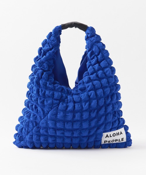 ROOPTOKYO（ループトウキョウ）の「ALOHA PEOPLE/アロハピープル ポップコーンショルダートライアングルトート（ショルダーバッグ・レディース・ロイヤルブルー/ホワイト・FREE）」の16枚目の写真