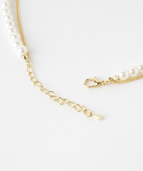 URBAN RESEARCH Sonny Label（アーバンリサーチサニーレーベル）の「パールコイン二連ネックレス（ネックレス・レディース・ゴールド/シルバー・ONE）」の5枚目の写真