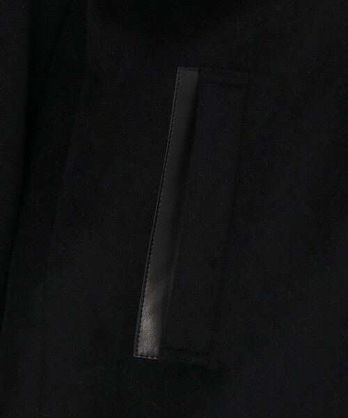 K.T KIYOKO TAKASE（キヨコタカセ）の「アンゴラウール チェスターコート（チェスターコート・レディース・ダークブラウン/キナリ・9号）」の8枚目の写真