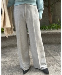 JILL STUART | ミックスツイードワイドパンツ(その他パンツ)