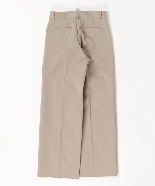 DSQUARED2（ディースクエアード）の「RELAXED WIDE PANT /0251（スラックス・レディース・ベージュ・38/36）」の2枚目の写真