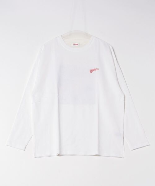 CONVERSE（コンバース）の「【CONVERSE/コンバース】バックプリントロンT（Tシャツ/カットソー・レディース・ブラック/ホワイト/スミクロ/オフホワイト・MEDIUM/LARGE）」の3枚目の写真