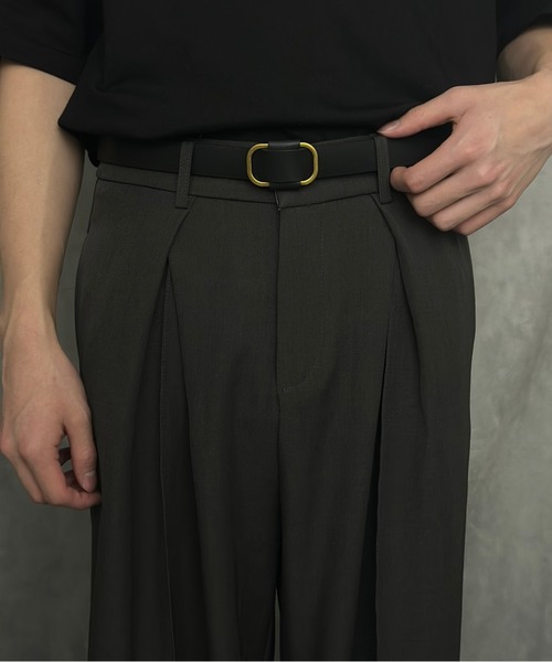 Burner（バーナー）の「【CHI SELECT】本革　ノンホール　ベルト　ラウンドバックル　chi-belt-nh-2 Nn（ベルト・メンズ・ブラウン系/ブラック/ベージュ/ブラック系/ベージュ系/ダークブラウン系/ダークブラウン/ブラウン・FREE）」の11枚目の写真