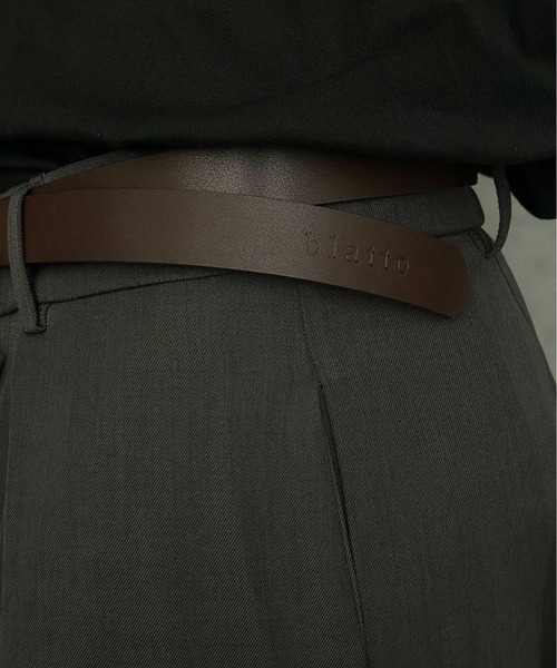 Burner（バーナー）の「【CHI SELECT】本革　ノンホール　ベルト　ラウンドバックル　chi-belt-nh-2 Nn（ベルト・メンズ・ブラウン系/ブラック/ベージュ/ブラック系/ベージュ系/ダークブラウン系/ダークブラウン/ブラウン・FREE）」の19枚目の写真