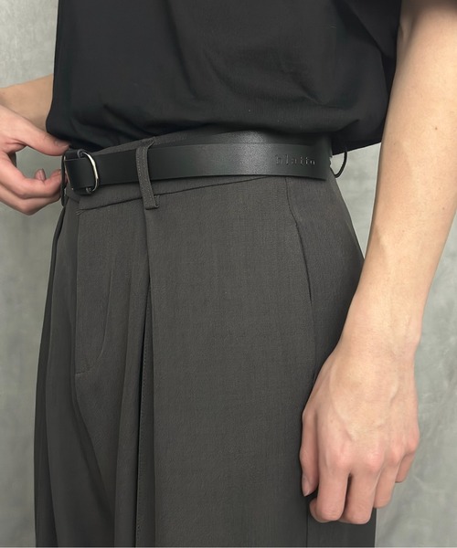 Burner（バーナー）の「【CHI SELECT】本革　ノンホール　ベルト　ラウンドバックル　chi-belt-nh-2 Nn（ベルト・メンズ・ブラウン系/ブラック/ベージュ/ブラック系/ベージュ系/ダークブラウン系/ダークブラウン/ブラウン・FREE）」の10枚目の写真