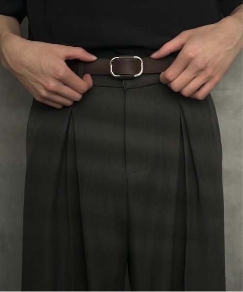 Burner（バーナー）の「【CHI SELECT】本革　ノンホール　ベルト　ラウンドバックル　chi-belt-nh-2 Nn（ベルト・メンズ・ブラウン系/ブラック/ベージュ/ブラック系/ベージュ系/ダークブラウン系/ダークブラウン/ブラウン・FREE）」の13枚目の写真