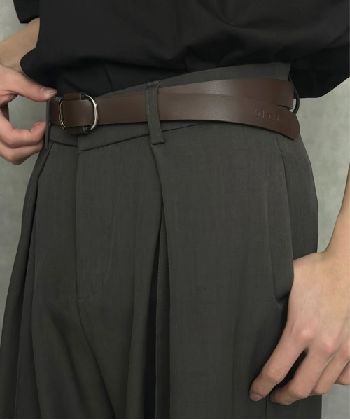 Burner（バーナー）の「【CHI SELECT】本革　ノンホール　ベルト　ラウンドバックル　chi-belt-nh-2 Nn（ベルト・メンズ・ブラウン系/ブラック/ベージュ/ブラック系/ベージュ系/ダークブラウン系/ダークブラウン/ブラウン・FREE）」の14枚目の写真