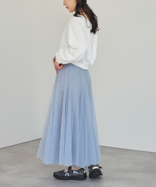 LinoU.（リノユー）の「ワンショルダースウェットプルオーバー（Tシャツ/カットソー・レディース・ホワイト/グレー/ブラック・FREE）」の6枚目の写真