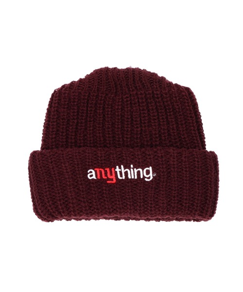 【セール】ANYTHING CLASSIC LOGO BEANIE（ニットキャップ/ビーニー）｜aNYthing（エニシング）