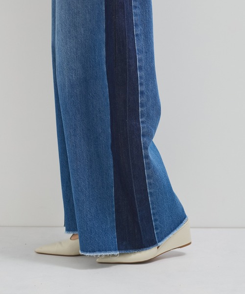 le cercle ADAM ET ROPE'(ルセルクルアダムエロペ)の「【LANCER/ランサー】デニムパンツ(デニムパンツ・レディース・ブルー系・MEDIUM)」の4枚目の写真