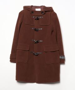 美品✨INVERTERE　ダッフルコート　ヘリンボーン　クリーム　ロング丈　32 美品✨INVERTERE ダッフルコート ヘリンボーン クリーム ロング丈 32