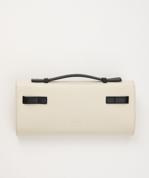 Whim Gazette（ウィムガゼット）の「【Hoaw.】フラップ2WAYバッグ（ハンドバッグ・レディース・ダークブラウン/ホワイト・FREE）」の10枚目の写真