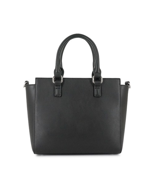 MURUA（ムルーア）の「MURUA(ムルーア) 2WAYハンドバッグ MR-B1335 ギャザーチャーム（ハンドバッグ・レディース・ブラック/ベージュ・FREE）」の5枚目の写真