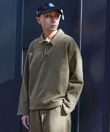 WISM | 【With A Beginner’s Mind】French Terry ポロシャツ Long Sleeve(ポロシャツ)