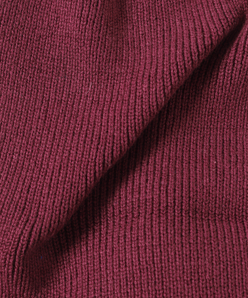 POLeR（ポーラー）の「POLeR / ポーラー 別注 SHALLOW BEANIE（ニットキャップ/ビーニー・メンズ・ボルドー/オレンジ/ブラック・FREE）」の4枚目の写真