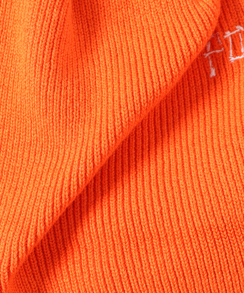 POLeR（ポーラー）の「POLeR / ポーラー 別注 SHALLOW BEANIE（ニットキャップ/ビーニー・メンズ・ボルドー/オレンジ/ブラック・FREE）」の5枚目の写真