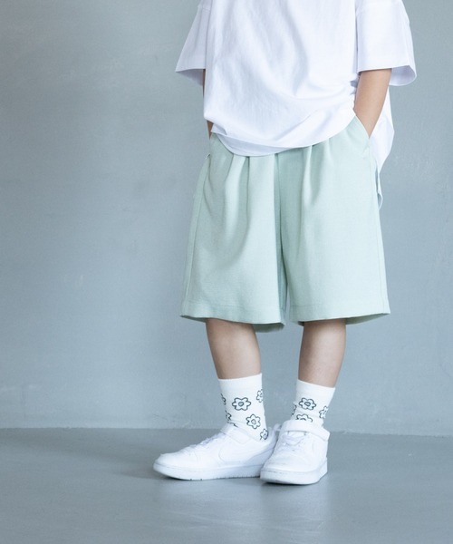 LOWRYS FARM(ローリーズファーム)の「ホップサックハーフパンツ 241751(その他パンツ・キッズ・ブラウン/グリーン/グレー/ライトグリーン・110cm/120cm/130cm/140cm/150cm)」の1枚目の写真