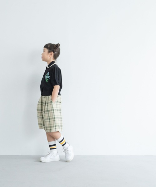 LOWRYS FARM(ローリーズファーム)の「ホップサックハーフパンツ 241751(その他パンツ・キッズ・ブラウン/グリーン/グレー/ライトグリーン・110cm/120cm/130cm/140cm/150cm)」の12枚目の写真