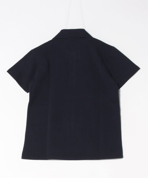 A.P.C.（アーペーセー）の「POLO 406 JPS（ポロシャツ・レディース・グリーン/ネイビー/ホワイト・S/M/L）」の4枚目の写真