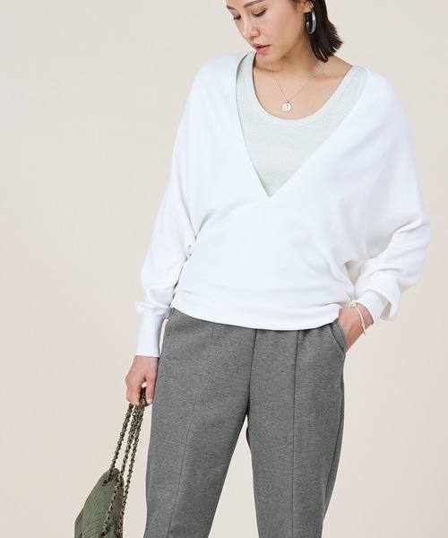 marmors（マルモア）の「【marmors】glitter basic tank top（タンクトップ・レディース・オートミール/ゴールド/シルバー/チャコールグレー・36）」の22枚目の写真