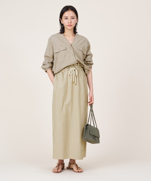 marmors（マルモア）の「【marmors】glitter basic tank top（タンクトップ・レディース・オートミール/ゴールド/シルバー/チャコールグレー・36）」の9枚目の写真