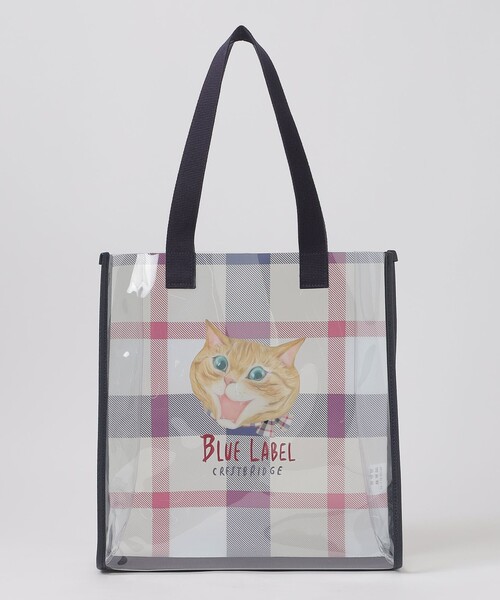 BLUE LABEL CRESTBRIDGE（ブルーレーベルクレストブリッジ）の「クリアPVCキャットプリントトート（トートバッグ・レディース・ベージュ系その他・FREE）」の7枚目の写真