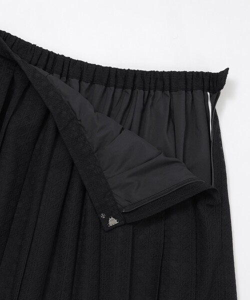 MACKINTOSH PHILOSOPHY(マッキントッシュ フィロソフィー)の「レースプリーツスカート(スカート・レディース・ブラック/オフホワイト・38/36/34)」の8枚目の写真