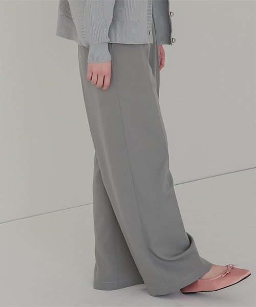 titivate（ティティベイト）の「ワンタックカラーワイドパンツ