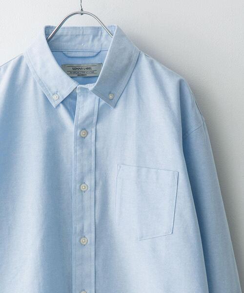 URBAN RESEARCH Sonny Label（アーバンリサーチサニーレーベル）の「抗菌オックスボタンダウン長袖シャツ（シャツ/ブラウス・メンズ・ライトブルー/ホワイト/ホワイト系その他/ブラック系その他/グレー/ネイビー・X-SMALL/SMALL/MEDIUM/LARGE/X-LARGE）」の5枚目の写真
