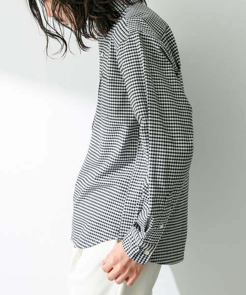 URBAN RESEARCH Sonny Label（アーバンリサーチサニーレーベル）の「抗菌オックスボタンダウン長袖シャツ（シャツ/ブラウス・メンズ・ライトブルー/ホワイト/ホワイト系その他/ブラック系その他/グレー/ネイビー・X-SMALL/SMALL/MEDIUM/LARGE/X-LARGE）」の13枚目の写真