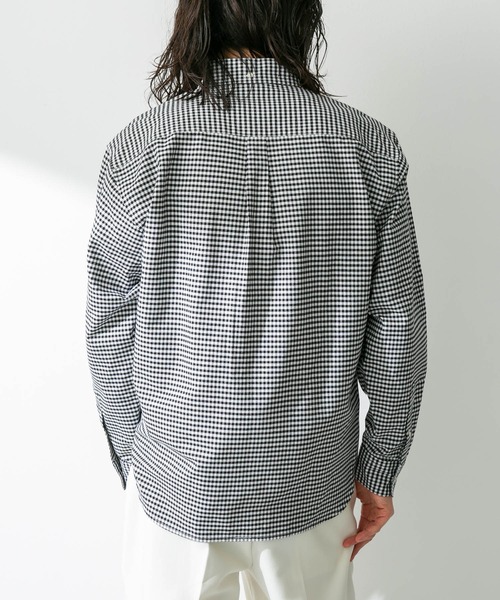 URBAN RESEARCH Sonny Label（アーバンリサーチサニーレーベル）の「抗菌オックスボタンダウン長袖シャツ（シャツ/ブラウス・メンズ・ライトブルー/ホワイト/ホワイト系その他/ブラック系その他/グレー/ネイビー・X-SMALL/SMALL/MEDIUM/LARGE/X-LARGE）」の14枚目の写真